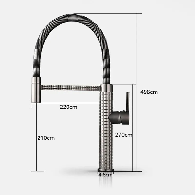 Multicolor high-end Carving Body Pull Out kitchen faucet Mixer Deck-mount Sink Cold Hot Water Taps torneira cozinha