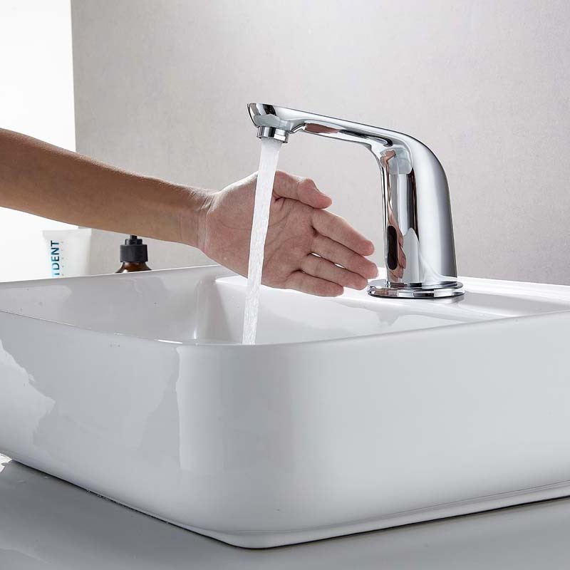 Infrared sensor water tap for wash basin sink Touchless Automatic Touch Free Water Saving Sensor touch less bathroom faucet