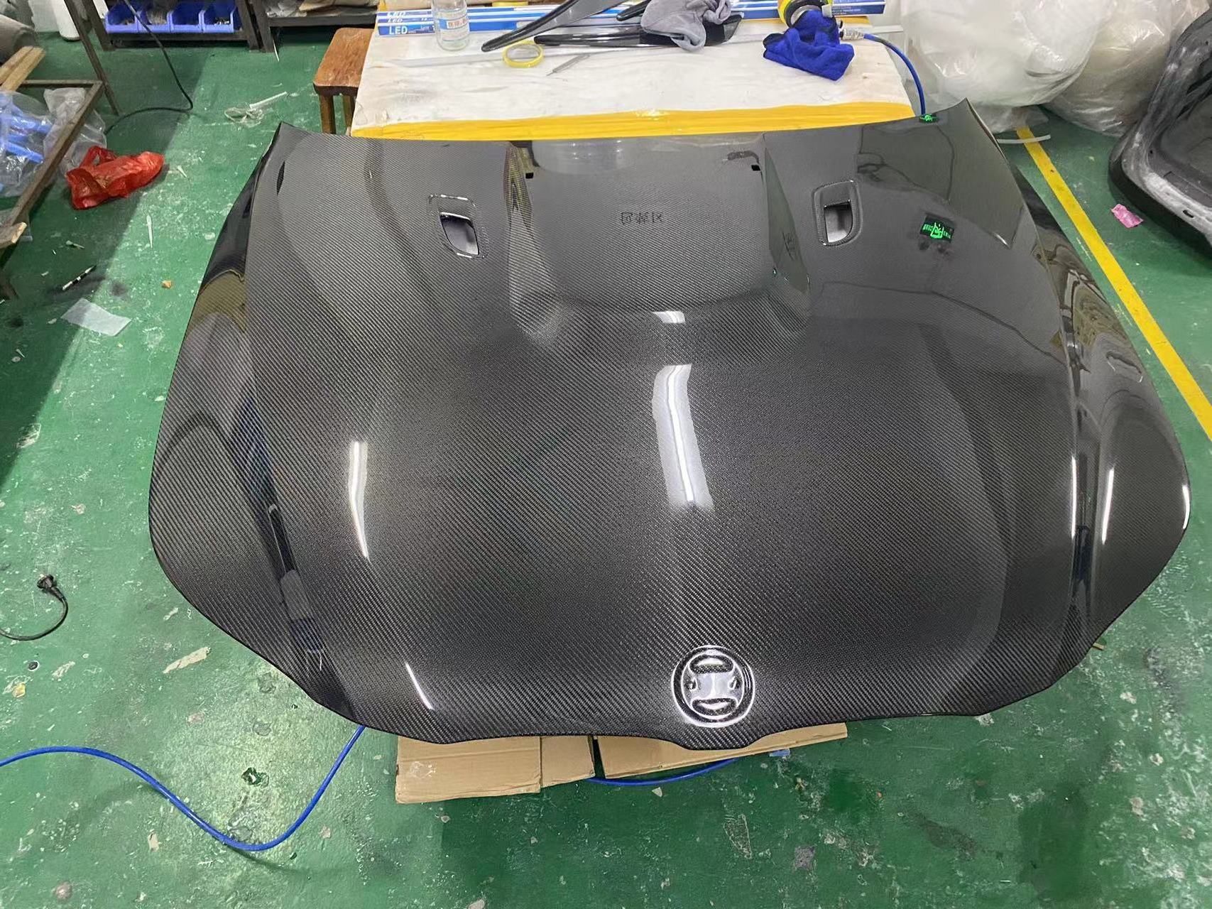 Carbon Fiber Car Hood Bonnet for bmw e60