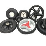 High quality custom model aircraft tires durable Solid PU Foam Wheel, PU foam wheel tires