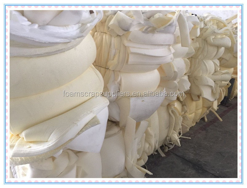 A grade scrap foam for Sofa furniture/Trim pu scrap foam/large foam scrap sponge pieces compressed by bales