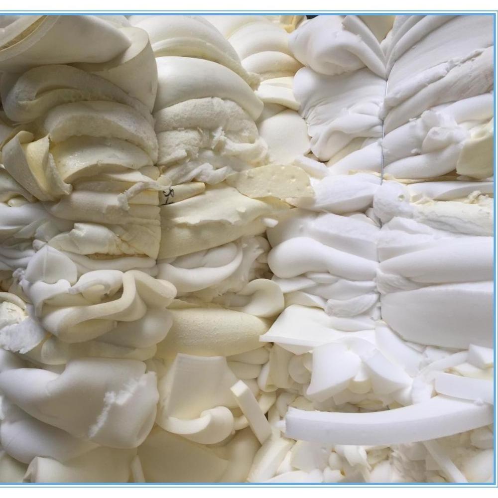 A grade scrap foam for Sofa furniture/Trim pu scrap foam/large foam scrap sponge pieces compressed by bales