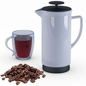 custom home bar decor coffee tools Cafe Style Unique Ceramic White french press coffee maker