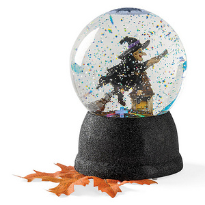 wholesale polyresin Snow globe with wicked witch