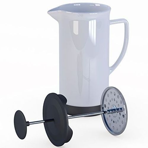 custom home bar decor coffee tools Cafe Style Unique Ceramic White french press coffee maker