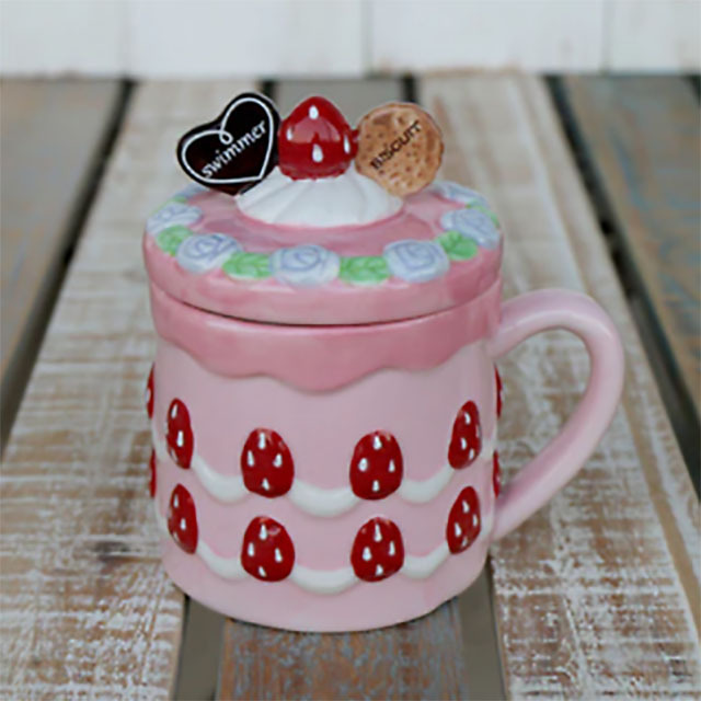 Ceramic cute teapot and teacup tea set