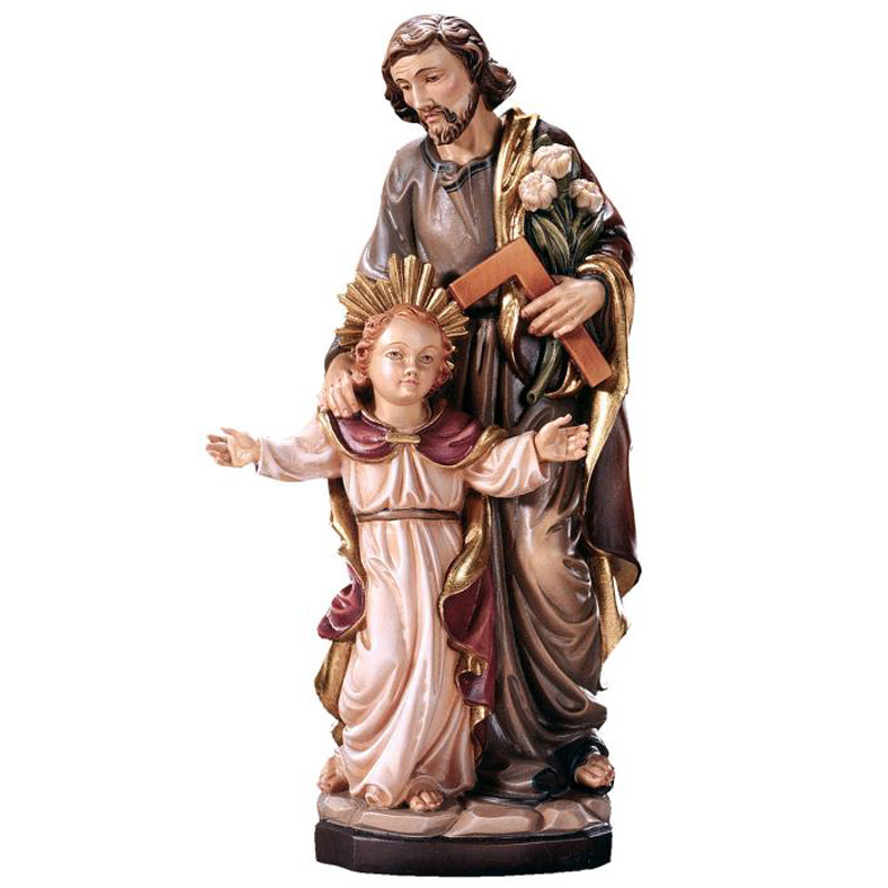 custom resin St Saint Joseph Statue catholic figure handmade religious figurine statue