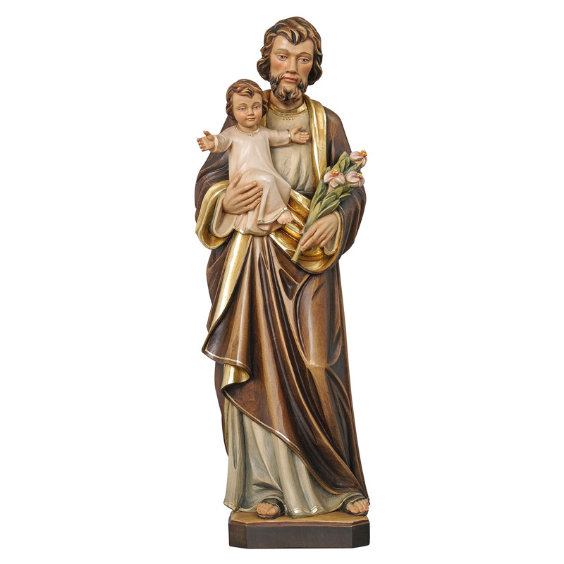 custom resin St Saint Joseph Statue catholic figure handmade religious figurine statue