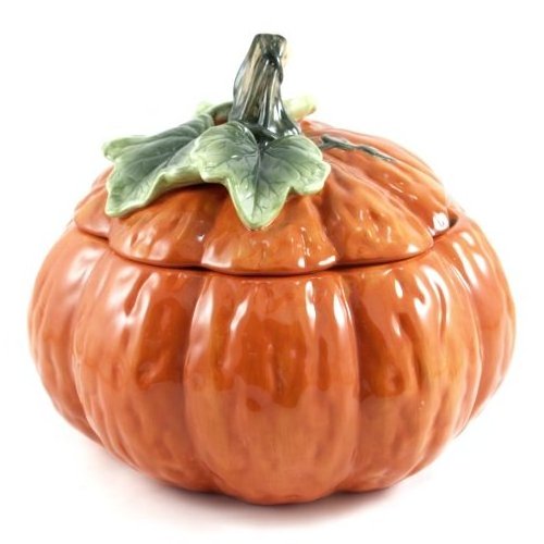 custom kitchen wares Ceramic thanksgiving pumpkin soup tureen pot