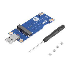 Mini PCI-E to USB Adapter With SIM Card Slot for WWAN LTE Module Mini PCIE Card to USB 2.0 Desktop PC Support SIM 6Pin 8Pin Card