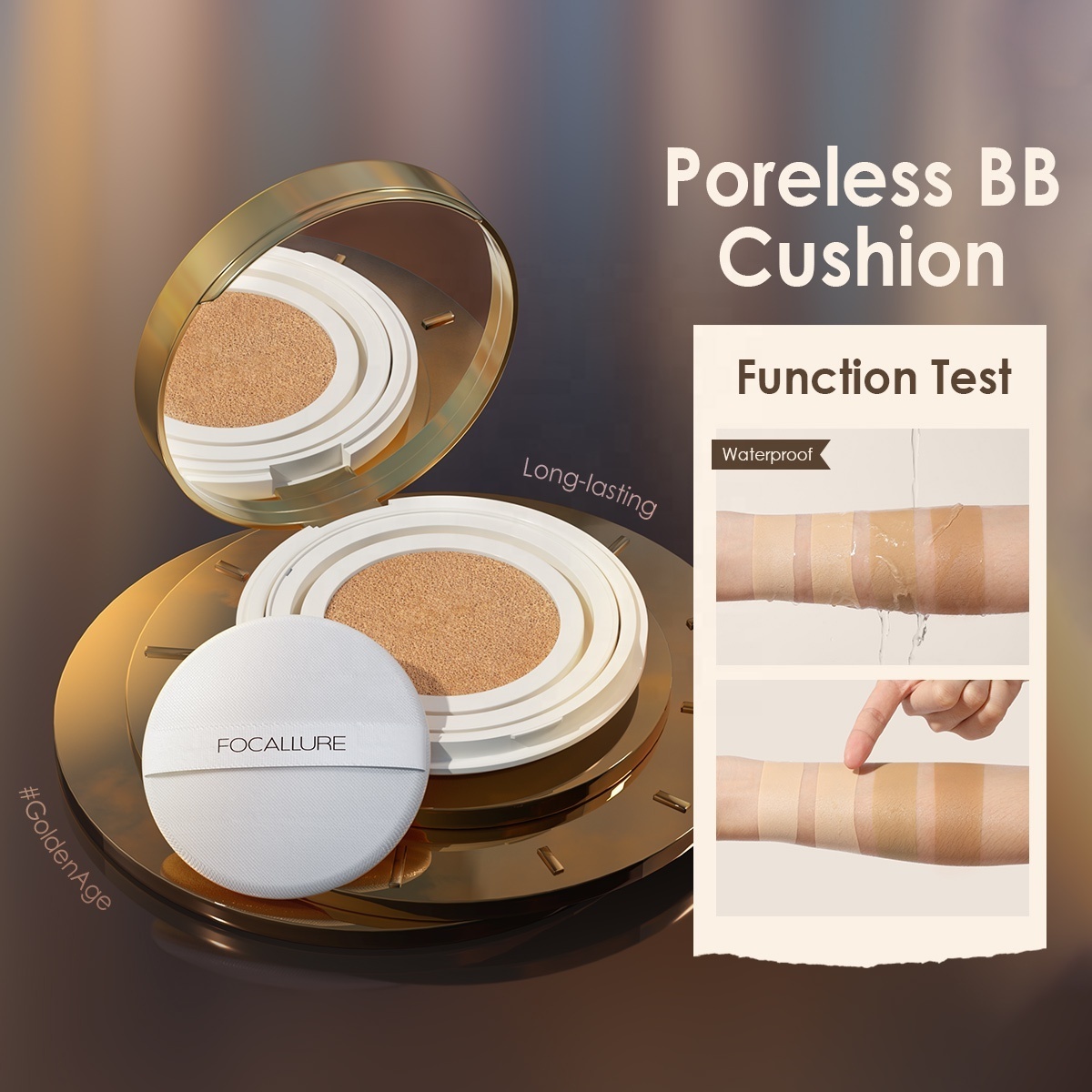 FOCALLURE FA198  cushion foundation makeup bb & cc creams Poreless cushion foundation