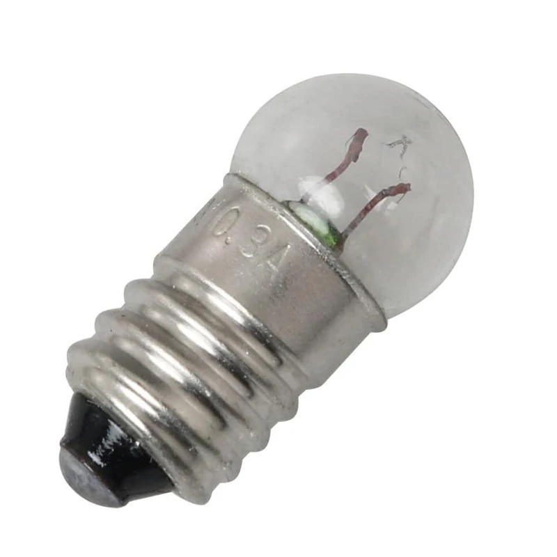 E10 1.5V 2.5V 3.8V 4.8V 6V 6.2V little Bulb for Test Experiment Teaching Flashlight