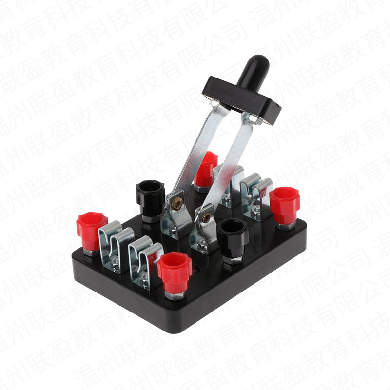 Double-Pole Knife Switch Double Pole Double Throw DPDT Toggle Switch Electrical Experiment Series Physical Experiment Switch