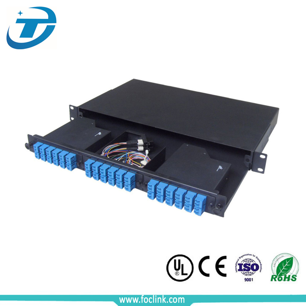 12/24/48 core indoor Wall mount fiber Optic Cabinet/Termination Box/ODF/Patch Panel