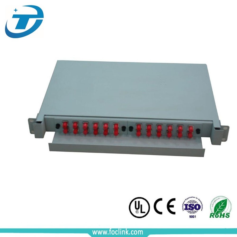 12/24/48 core indoor Wall mount fiber Optic Cabinet/Termination Box/ODF/Patch Panel