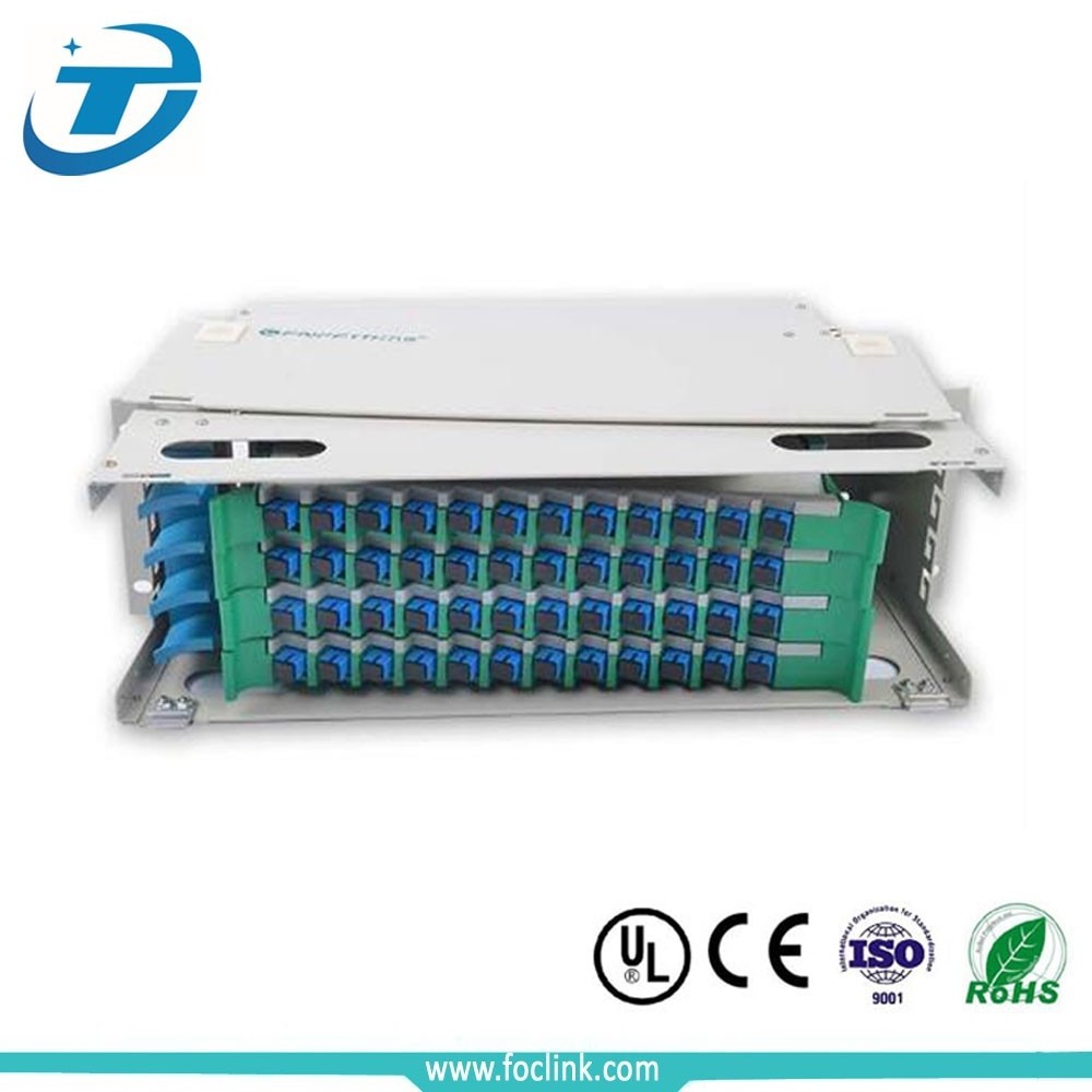 12/24/48 core indoor Wall mount fiber Optic Cabinet/Termination Box/ODF/Patch Panel