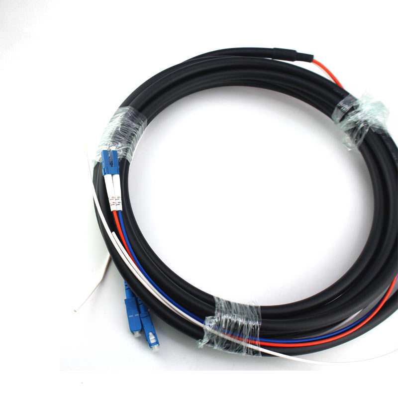 12 core 62.5/125 mm duplex waterproof fiber pigtail with sc upc connector