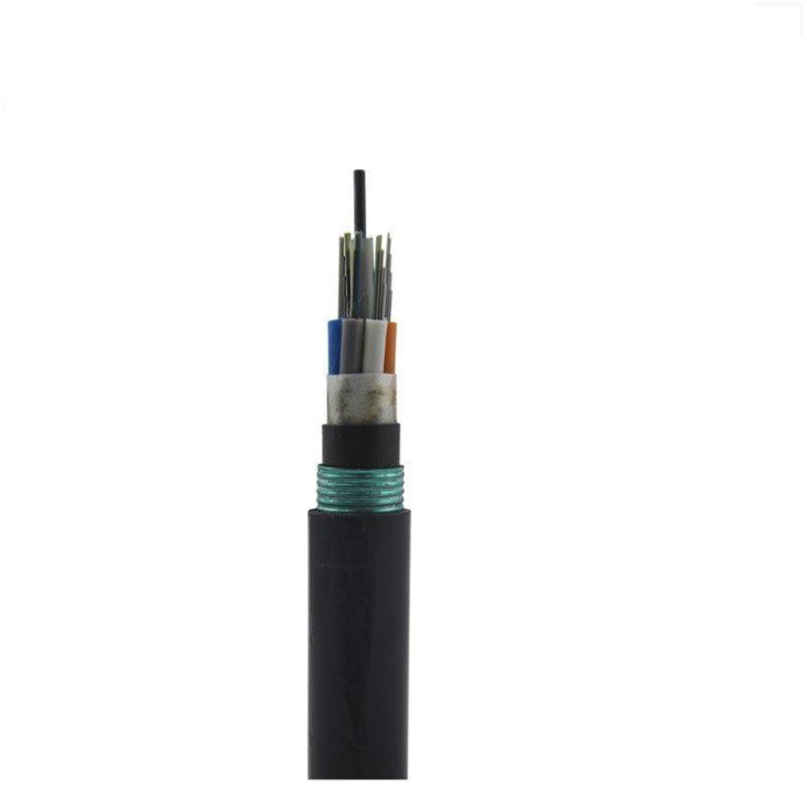 Outdoor Armoured 12 core Gyta53 G652d Underground Direct Buried Fiber Optic Cable