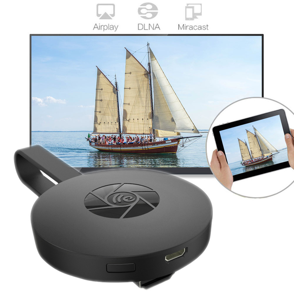 G2-4 Wireless Display Receiver 1080P Media Streamer Android Dongle Mirascreen Wifi HD-MI-compatible Airplay TV Stick