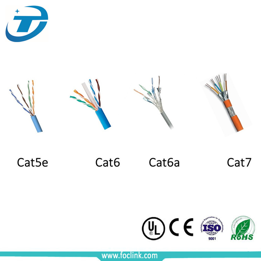 305m colour code network rj46 ethernet belden utp stp ftp sftp cat6 shielded flat lan cable