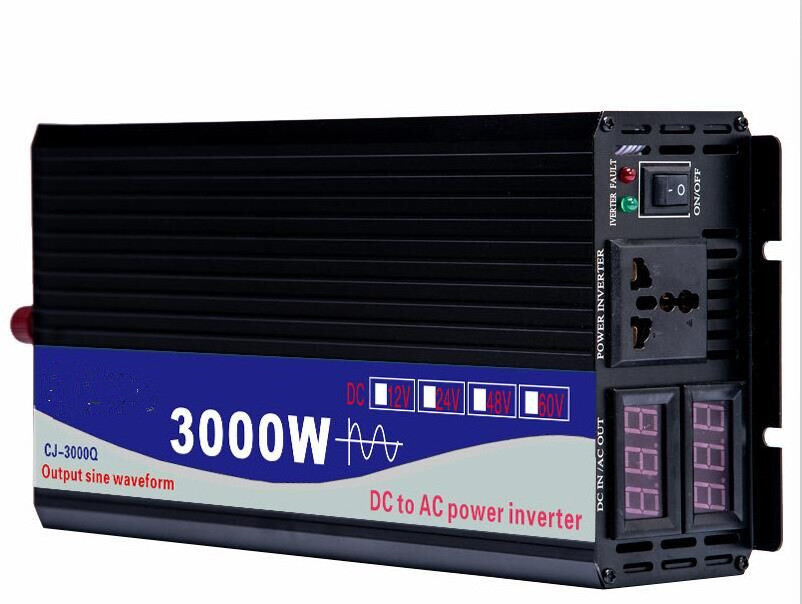 FOC 2000W(Peak 4000W) Power Pure Sine Wave inverter DC 12V or 24V to AC 110V 220V Converter  Supply for RV, Home, Car Use.