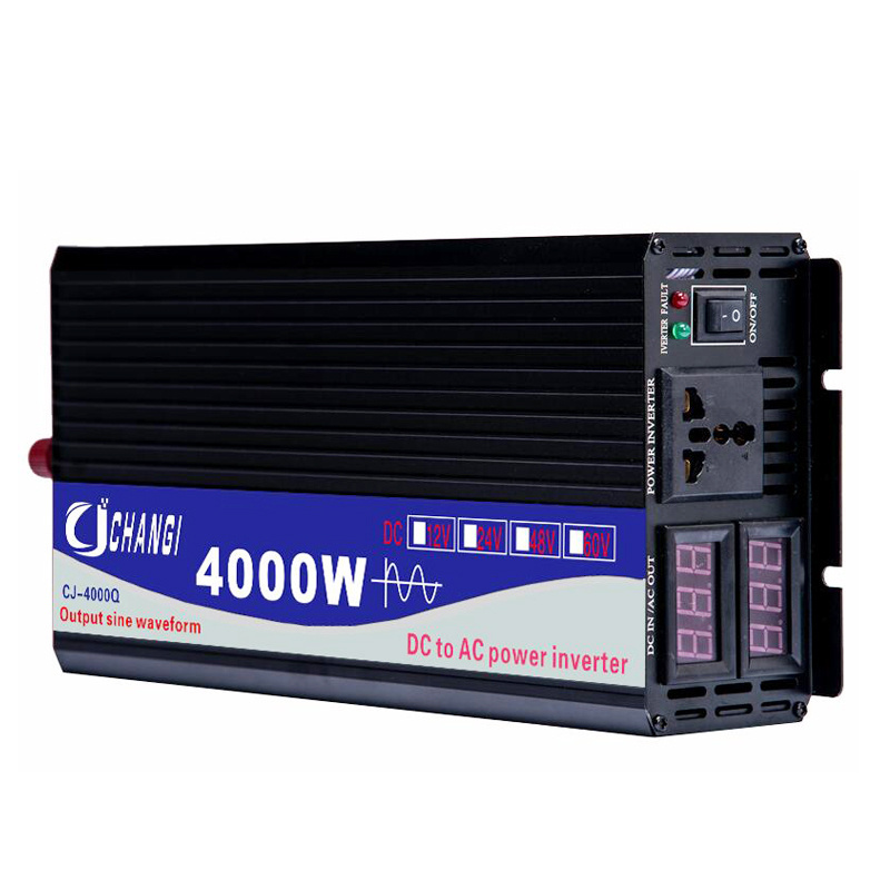 FOC 2000W(Peak 4000W) Power Pure Sine Wave inverter DC 12V or 24V to AC 110V 220V Converter  Supply for RV, Home, Car Use.