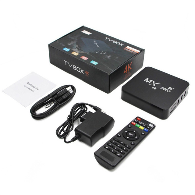 Cheapest Android 7.1 4GB 8gb Ram Tv Box MXQ Pro 4k 5G Amlogic R3228A Streaming Box Tvip 410 412 605 Dual Band Wifi Smart Tv Box