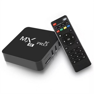 Cheapest Android 7.1 4GB 8gb Ram Tv Box MXQ Pro 4k 5G Amlogic R3228A Streaming Box Tvip 410 412 605 Dual Band Wifi Smart Tv Box