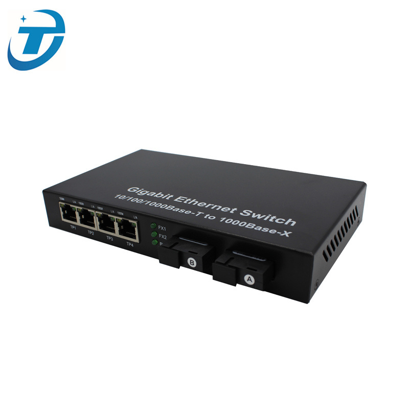 SFP Management 1000 M Ethernet Fiber Media Converter