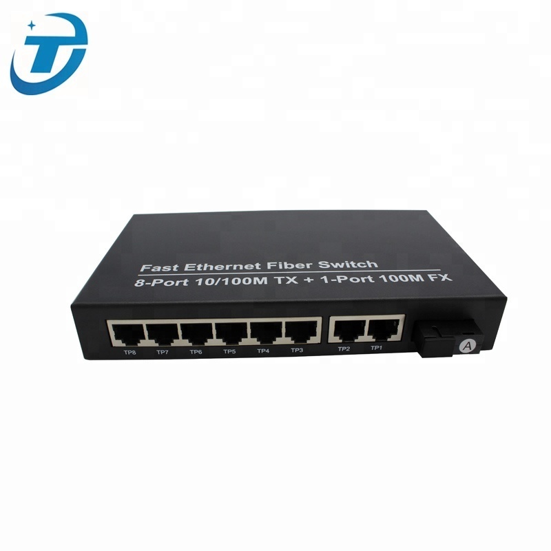 SFP Management 1000 M Ethernet Fiber Media Converter