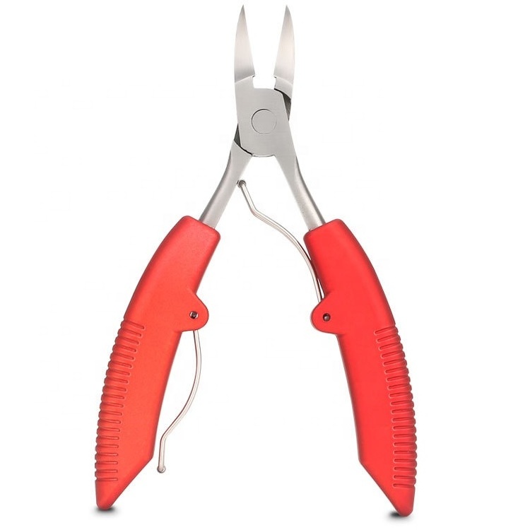 FOCSTAR Wholesale Professional Anti slip Handle Cuticle Trimmer Nail Nipper Sharpening (BT6004)