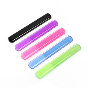 FOCSTAR 2022 New Colorful Nano Glass Nail Shiner Nail Files Crystal Nail Shine Buffer Polisher with Case (BT5053)