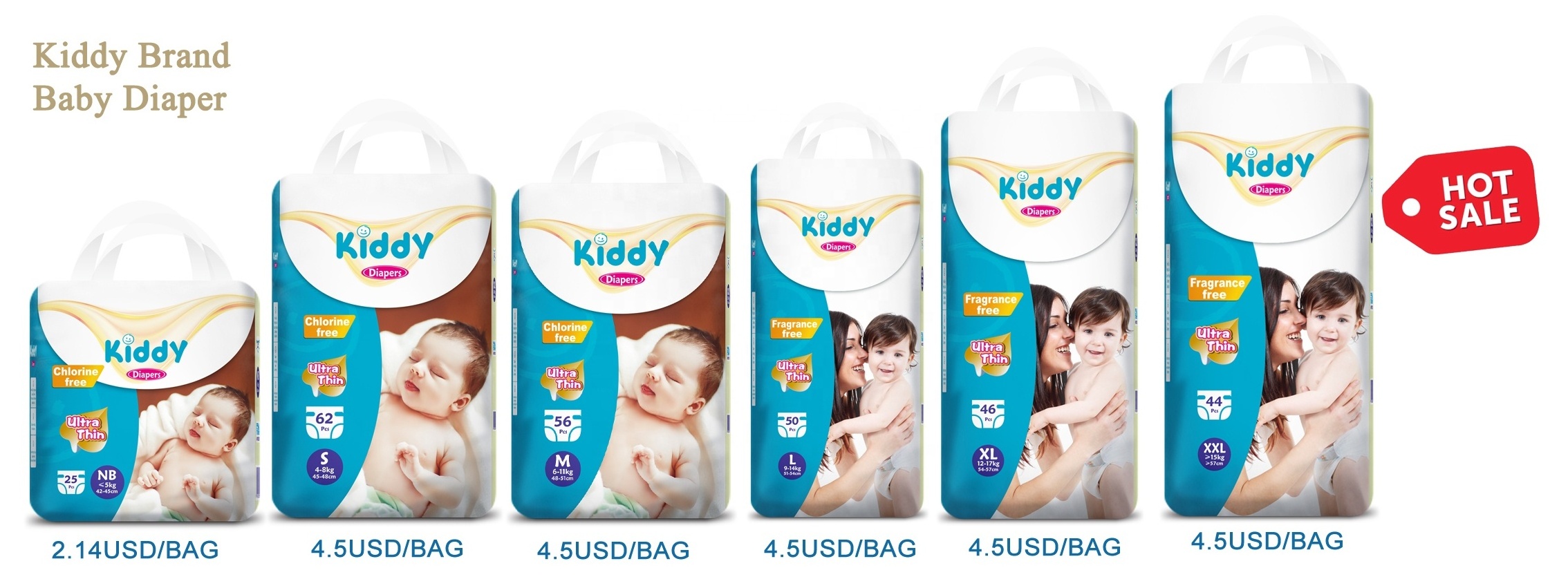 Factory Discount Diapers New Born Soft Surface Baby Pampering Wholesale Price Baby Diaper Brand