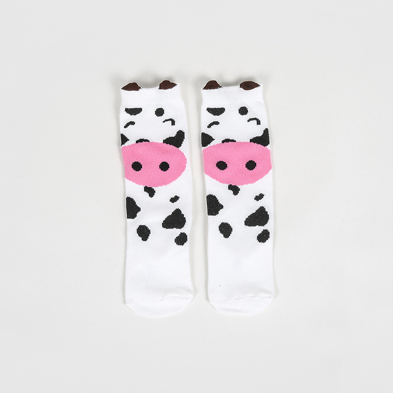 animal design boy young child teen tube socks