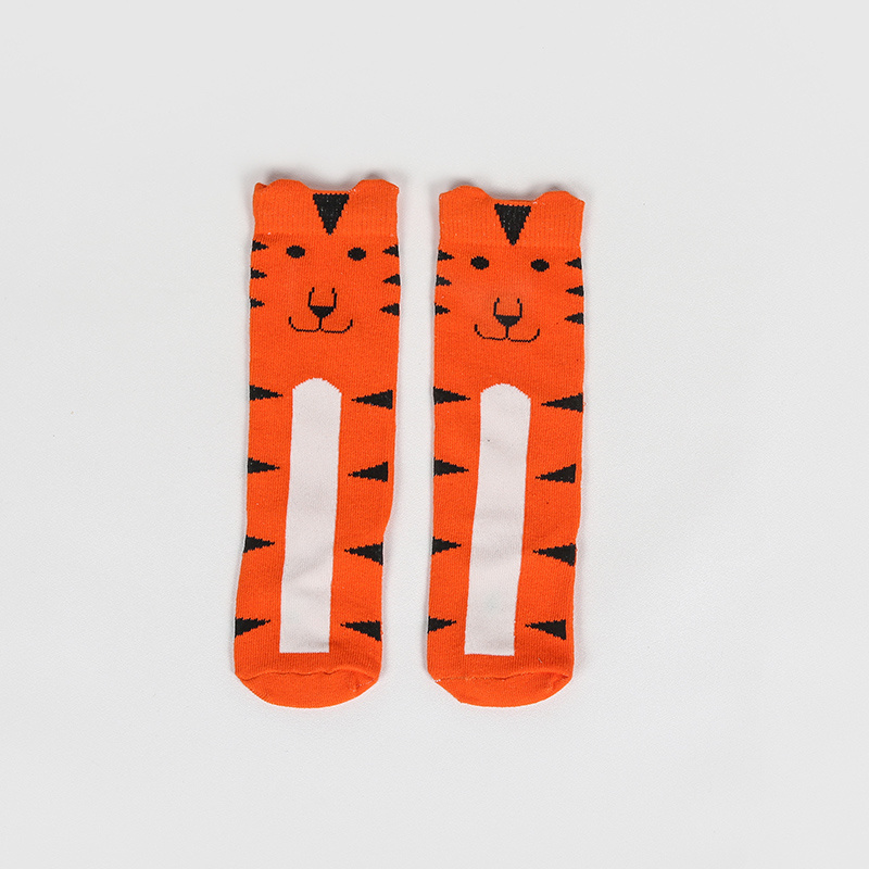 animal design boy young child teen tube socks