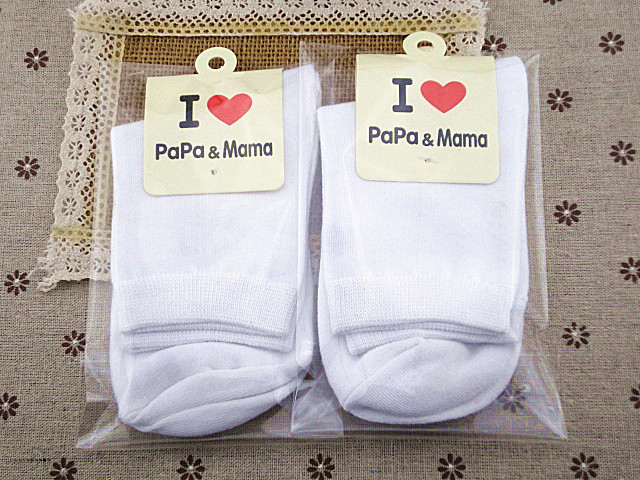 100% polyester cheap white socks for Sublimation printing