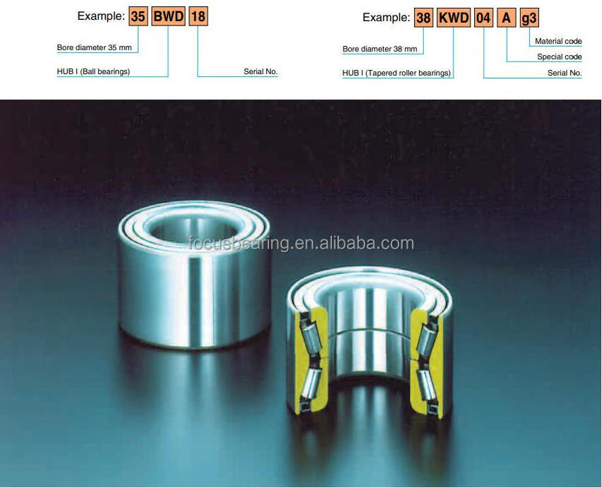 Whosale Auto Bearing DAC3464W-5 2RSCS44 Wheel Hub Bearing BA2B309726A Car Bearing 34BWD11