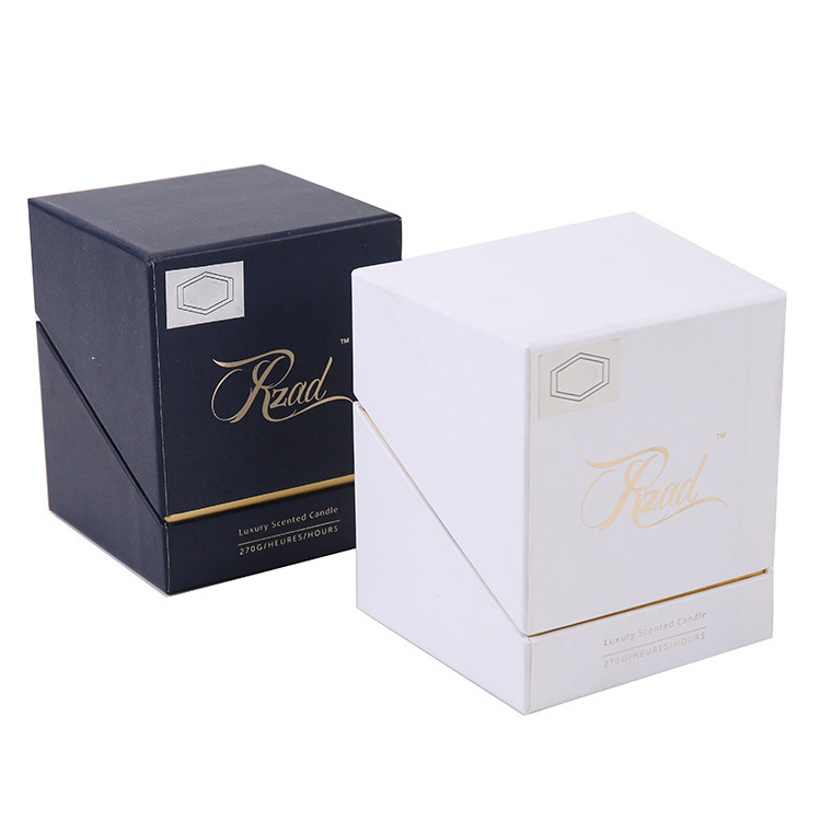 Wholesale Personalised Custom Rigid Paper Luxury Scented Tealight Candle Box Packaging Gift boxes for Candle