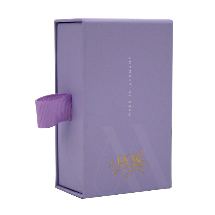 Manufacturer Custom 30ml 50ml 100ml Rigid Paper Drawer Essential Oil Bottle Packaging Perfume Box With Foam Insert