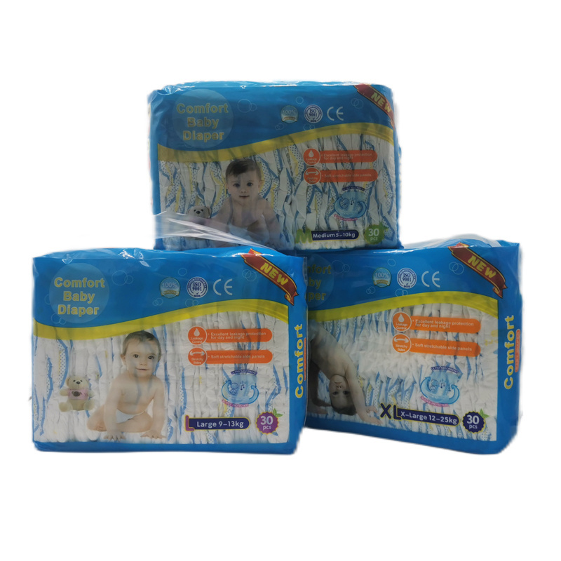 Cheap Price Wholesale Diapers Baby Diaper With Wet Indicartor  3D Cotton Surface Pampering Baby Diaper