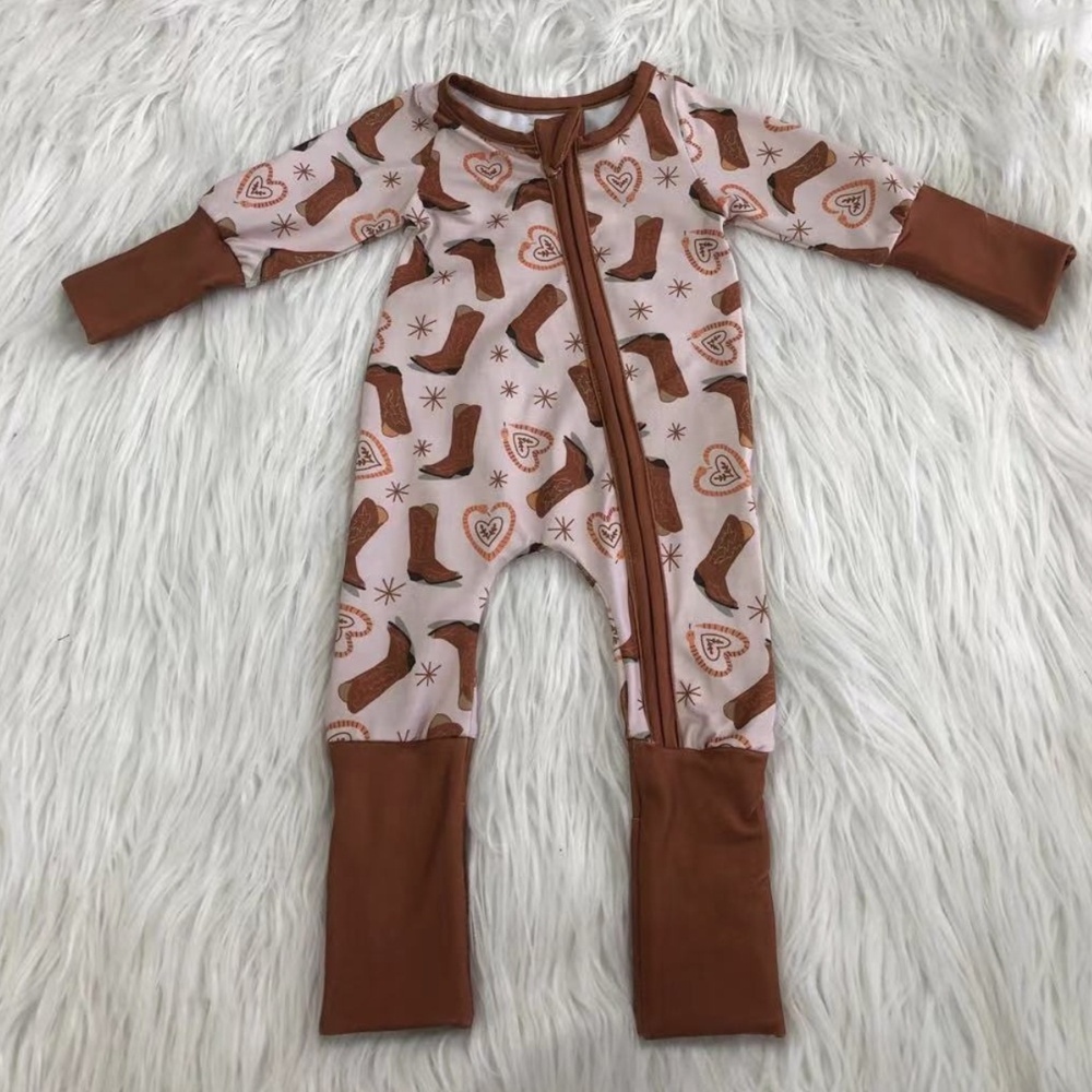 Viscose 5% Spandex Babies Footed Sleep Baby Rompers 95% Bamboo Baby Zip up Sleepsuit Toddler Onesie Unisex Full Summer Support