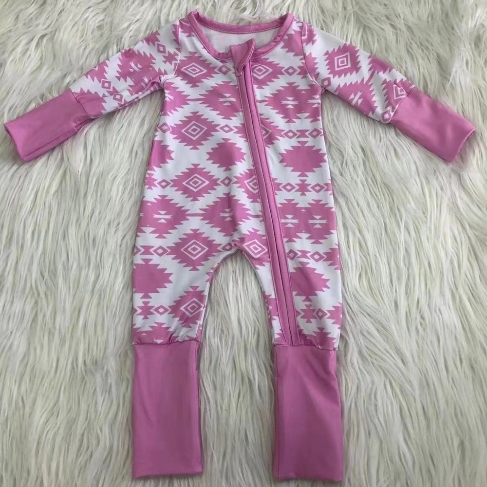 Viscose 5% Spandex Babies Footed Sleep Baby Rompers 95% Bamboo Baby Zip up Sleepsuit Toddler Onesie Unisex Full Summer Support