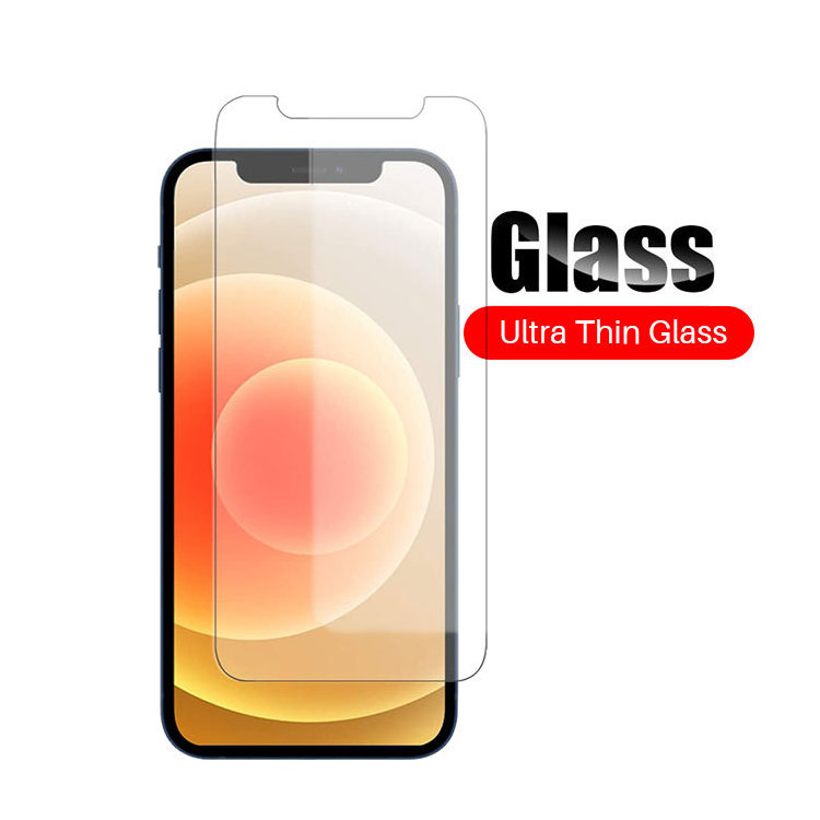 i Phone 12 Tempered Glass Screen Protector FULL GLUE 2.5D High Transparent Mobile Phone Glass for iPhone 12 Pro Screen Protector