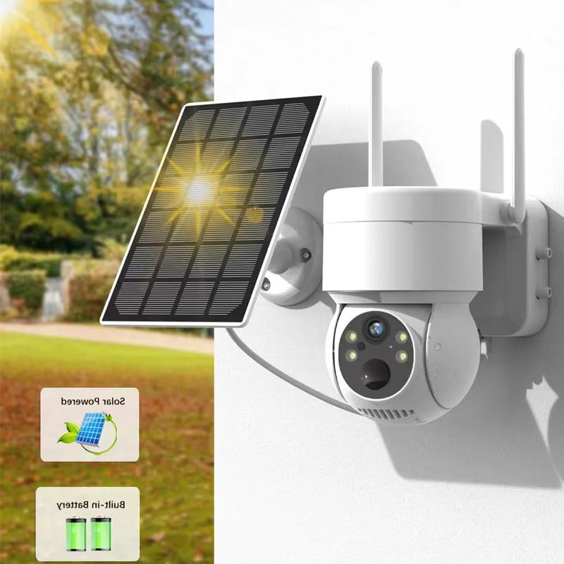 Family type can rotate 360 degree view hd 1080p outdoor 3g 4g sim card wifi solar wifi camera