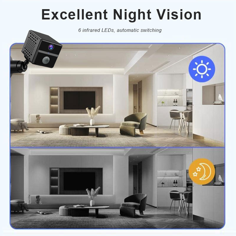 Smart online wifi video recorder mobile connect wireless ip car home cctv security network mini camera de surveillance sans fil