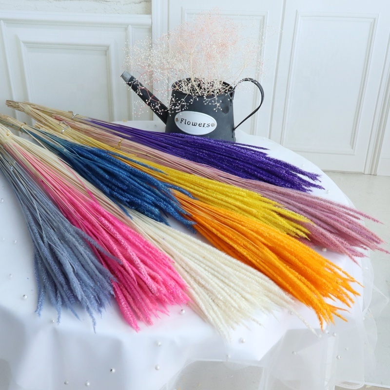 In-Stock Hot Sell Dried Flower Kirin Grass Wheat Flower natural pampas grass for Anniversary Gift Wedding Decoration