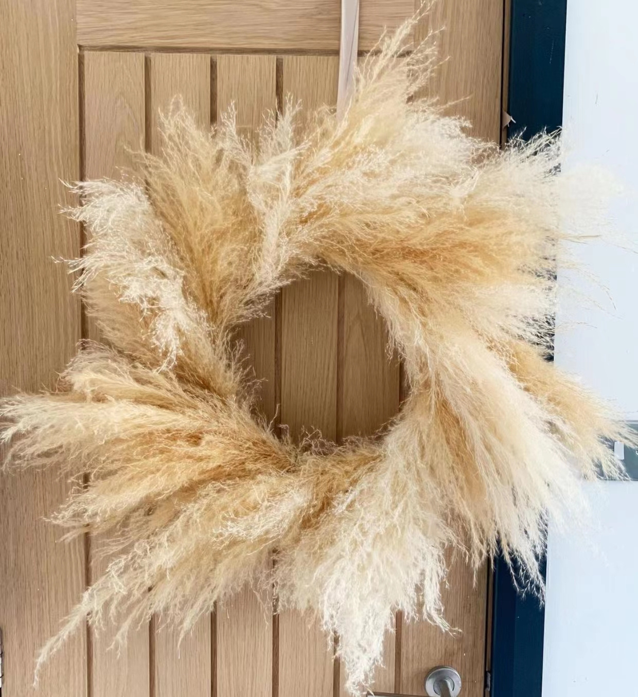 Factory Custom Wedding Decoration, Pampas Grass Dried Flower Garland For Wedding Decoration