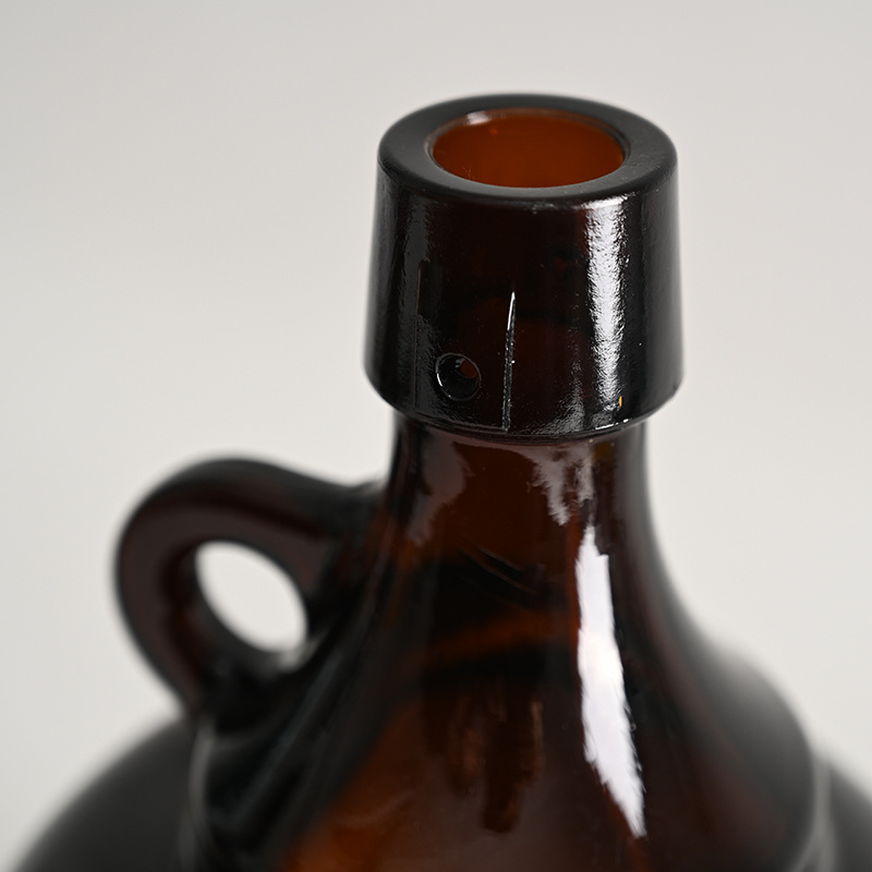 California Wine Bottle  Brown with Swing Top Brewed Beer  Glass Growler Bottles