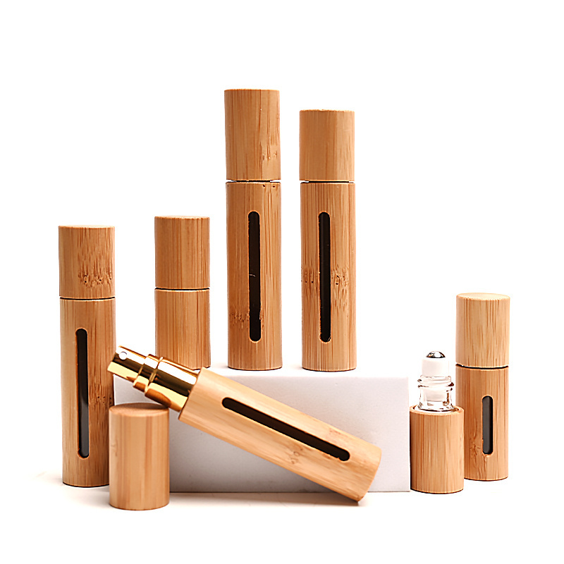 6ml bamboo empty mascara tube/lip glass bottle/eyelash tube natural bamboo cosmetic packaging