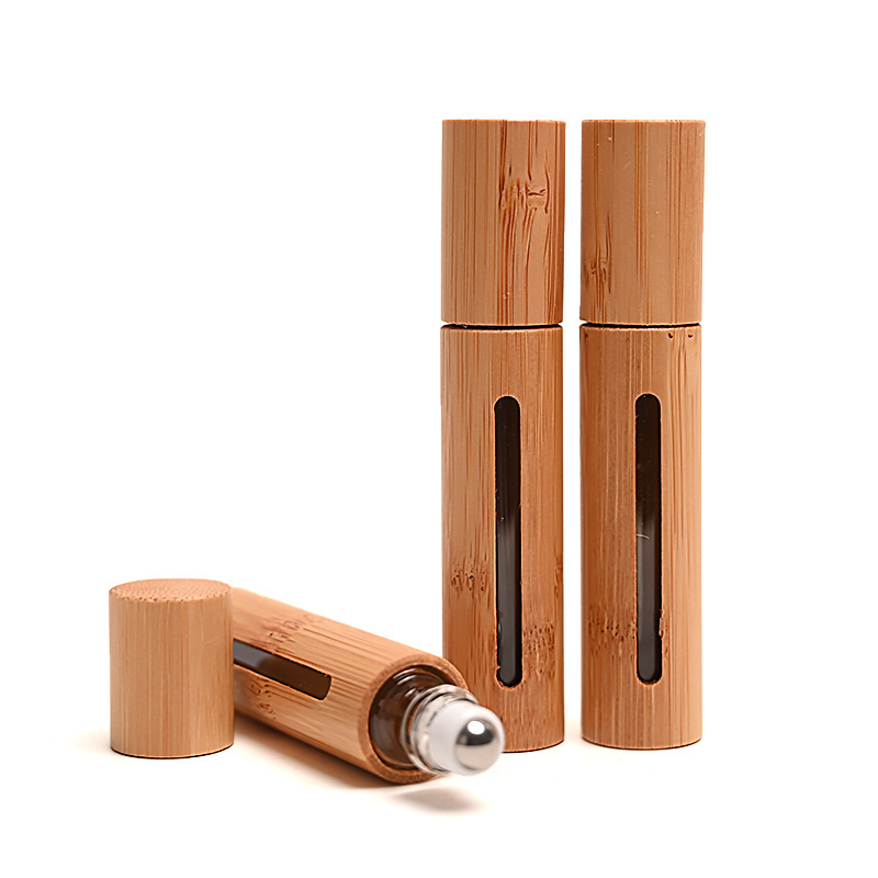 6ml bamboo empty mascara tube/lip glass bottle/eyelash tube natural bamboo cosmetic packaging